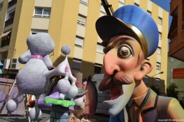 Plantà fallas Dénia 2017 – plantà falla París Pedrera
