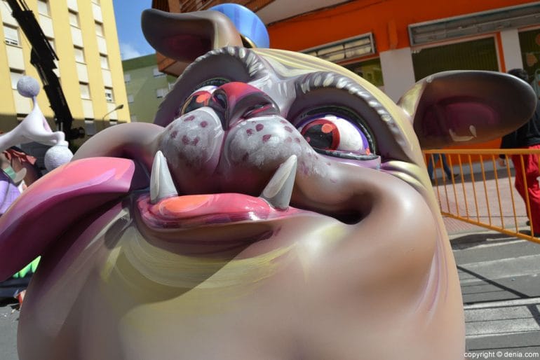 Plantà fallas Dénia 2017 - plantà falla París Pedrera