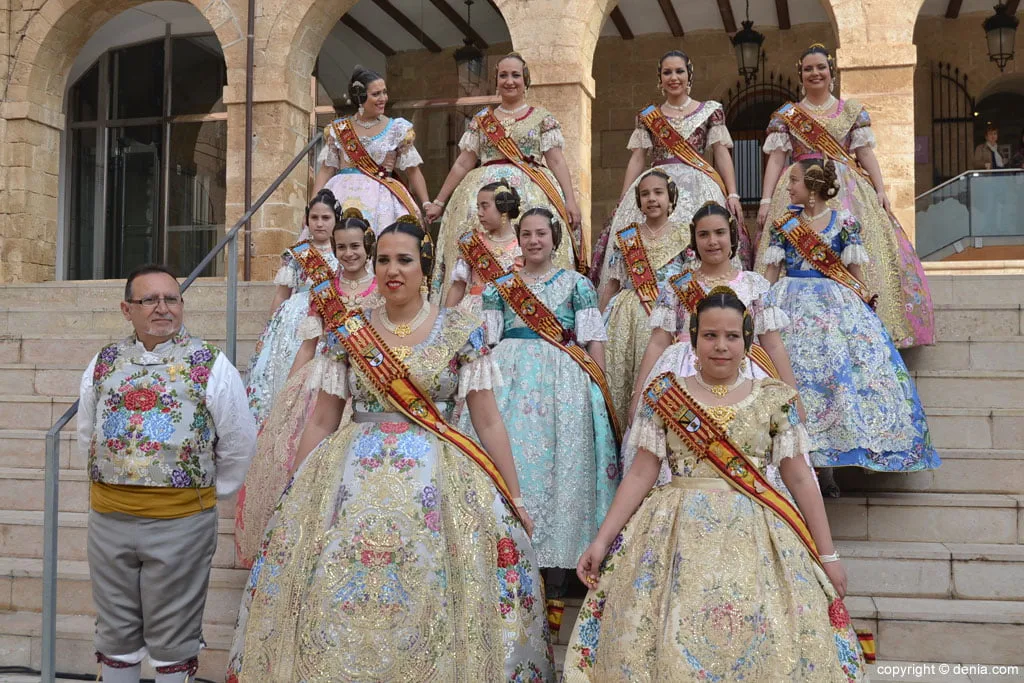 Pleitesías fallas Dénia 2017 - Falleras Mayores de Dénia
