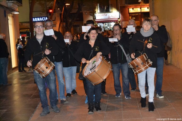 Manifestación Día de la Mujer Dénia 2017 - Colla La Xareta