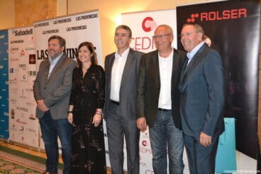X Gala Premios CEDMA – Rafael Soler con concejales y Rolser