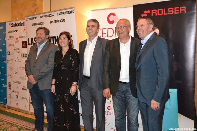 X Gala Premios CEDMA - Rafael Soler con concejales y Rolser