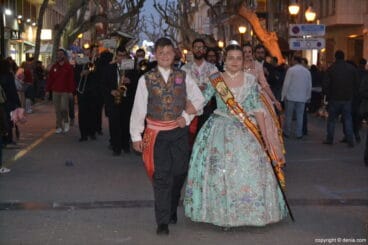 Desfile de bandas Fallas Dénia 2017 – Falla Les Roques