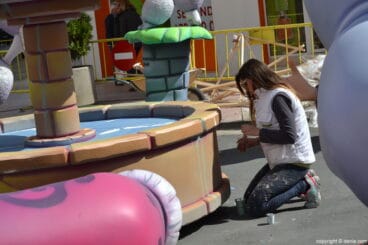 Plantà fallas Dénia 2017 – plantà falla París Pedrera