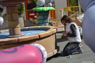 Plantà fallas Dénia 2017 – plantà falla París Pedrera
