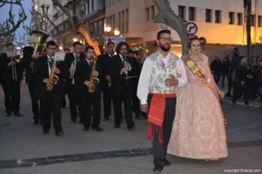 Desfile de bandas Fallas Dénia 2017 – Falla Les Roques