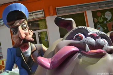 Plantà fallas Dénia 2017 – plantà falla París Pedrera