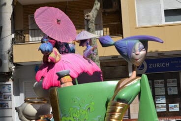 Segundo día de plantà en Dénia – falla Port Rotes infantil