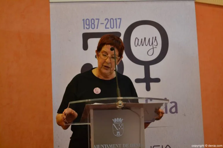Lectura del manifiesto del Consell de les Dones