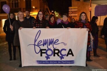 Manifestación Día de la Mujer Dénia 2017 – Femme Força
