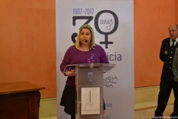 Lectura del manifiesto del Consell de les Dones