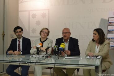 Vicent Grimalt junto a Maria José Salvador en Dénia