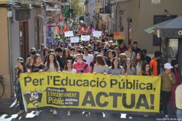 09 inicio de la manifestacion llegando al ayuntamiento