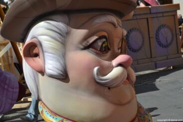 Plantà fallas Dénia 2017 – ninot falla París Pedrera