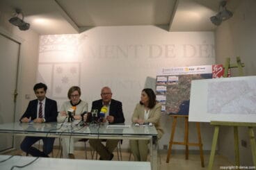Rueda de prensa de la Consellera Salvador en Dénia