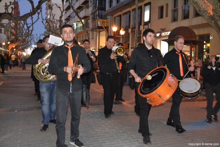 Desfile de bandas Fallas Dénia 2017 - Falla Saladar - Xarangata