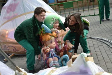 Plantà fallas Dénia 2017 – ninots infantil falla Saladar
