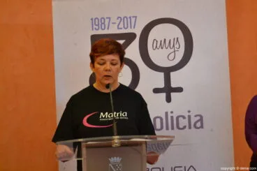 Lectura del manifiesto del Consell de les Dones