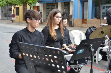 Concierto Banda de Dénia falla Saladar – músicos
