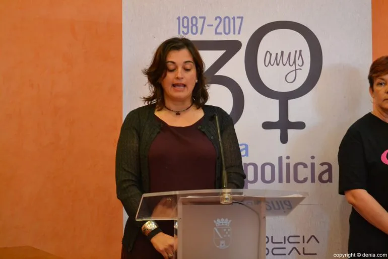 Lectura del manifiesto del Consell de les Dones
