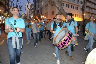 13 Desfile de bandas Fallas Dénia 2017 – Falla Port Rotes – Xe Què Fort