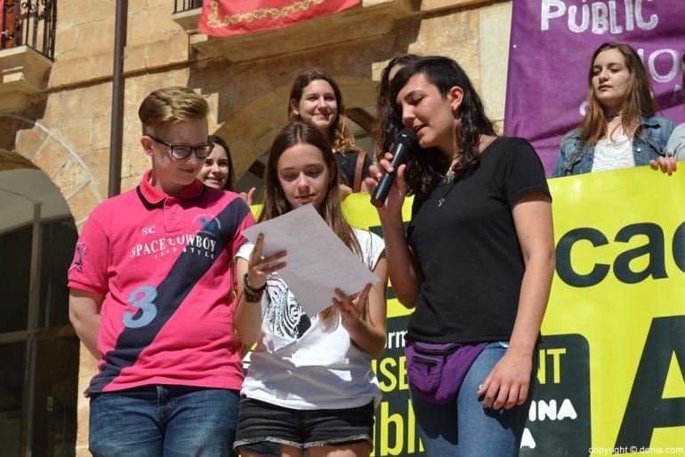 Lectura del manifiesto educativo