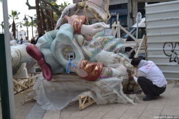 Plantà fallas Dénia 2017 – ninots falla Port Rotes