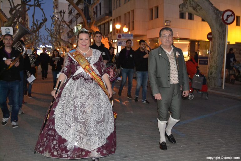 Desfile de bandas Fallas Dénia 2017 - Falla Baix la Mar