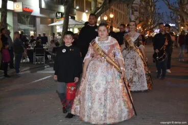 Desfile de bandas Fallas Dénia 2017 – Falla Centro
