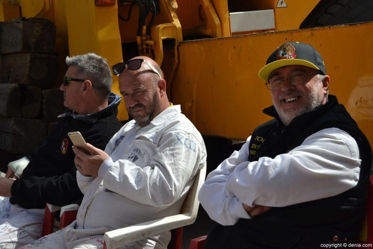 Plantà fallas Dénia 2017 - falleros Oeste