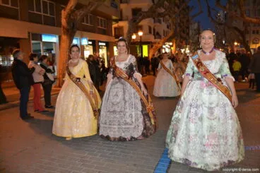 Desfile de bandas Fallas Dénia 2017 – Junta Local Fallera – Corte de honor