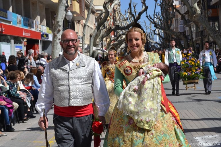 256 Ofrenda Fallas Dénia 2017 - Falla Oeste