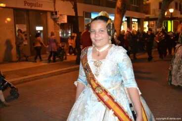 Desfile de bandas Fallas Dénia 2017 – Junta Local Fallera – Mar Cabrera