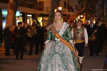 Desfile de bandas Fallas Dénia 2017 – Junta Local Fallera – Inés Alacreu