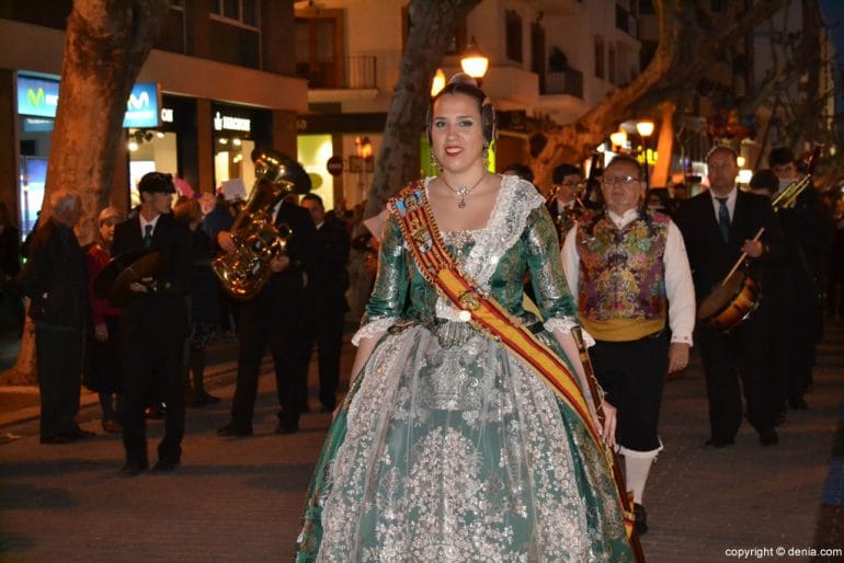 Desfile de bandas Fallas Dénia 2017 - Junta Local Fallera - Inés Alacreu