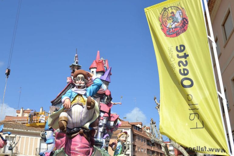 Plantà fallas Dénia 2017 - falla Oeste