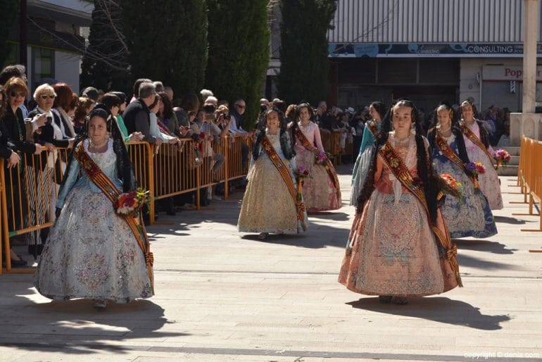 307 Ofrenda Fallas Dénia 2017 - Cortes de honor