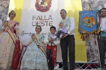 Día de la Bandera del Oeste 2017 – Nuevos falleros de la comisión infantil