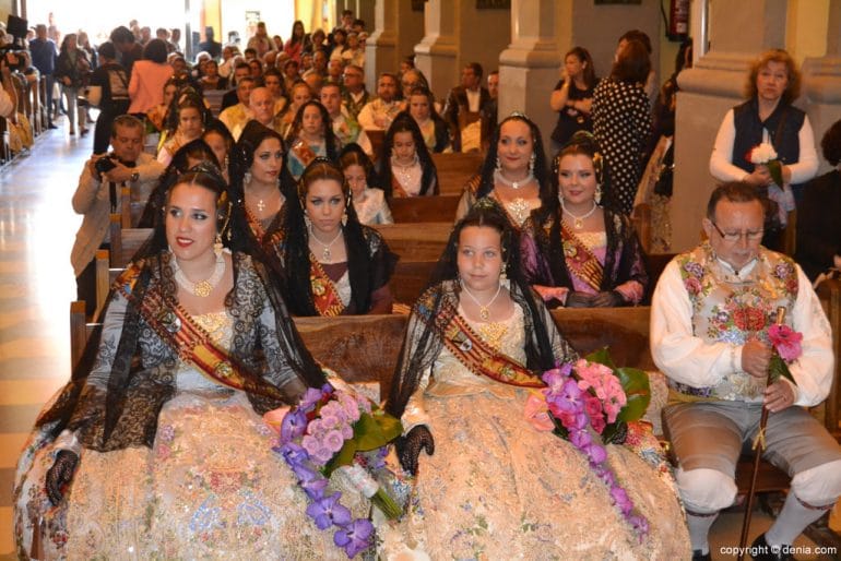 312 Ofrenda Fallas Dénia 2017 - Interior de la iglesia