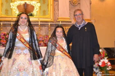 325 Ofrenda Fallas Dénia 2017 – Falleras mayores de Dénia y Paco Arnau