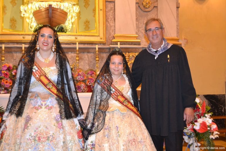 325 Ofrenda Fallas Dénia 2017 - Falleras mayores de Dénia y Paco Arnau