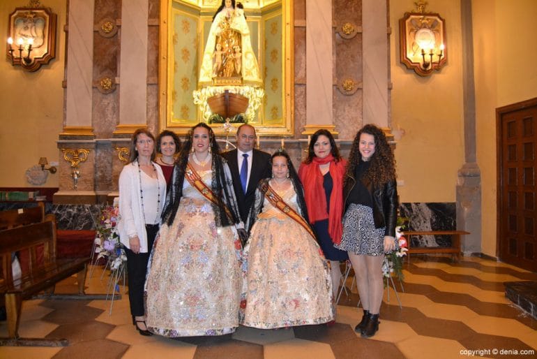 326 Ofrenda Fallas Dénia 2017 - Falleras mayores de Dénia y sus familias