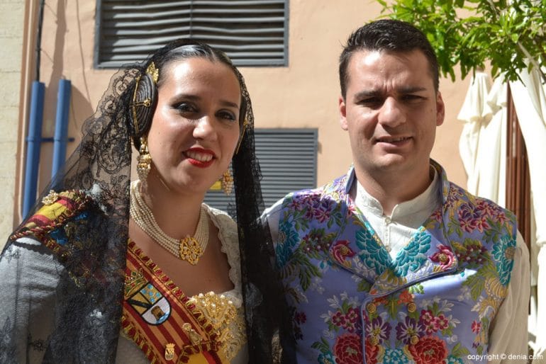330 Ofrenda Fallas Dénia 2017 - Inés Alacreu y José Vicente Cholbi