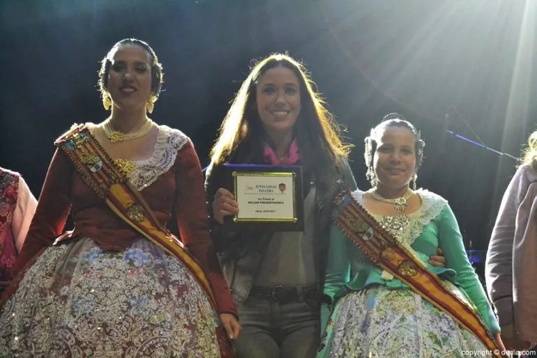 Sopar de Germanor 2017 - Laura Mallorquín mejor presentadora