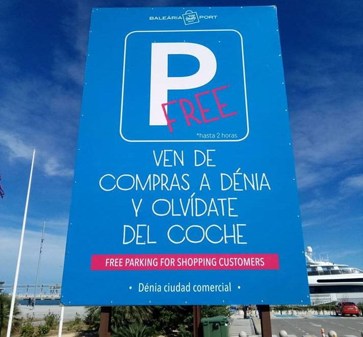 La Asociación de Comerciantes de Dénia suma nuevos parkings a su oferta 1 aparcamientos ace