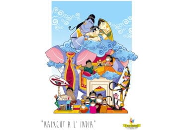 Boceto de la falla infantil de Campaments 2017 de rafa Cheli