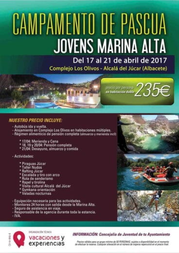 Campamento Jovens Marina Alta