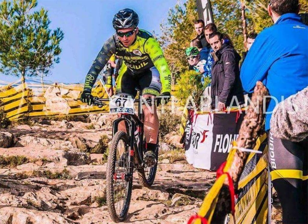 carlos balaguer durante la prueba