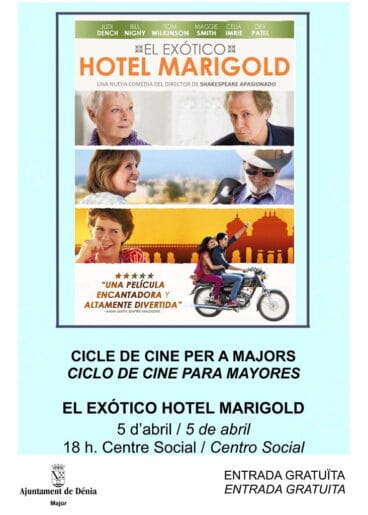 cine para mayores el exotico hotel marigold