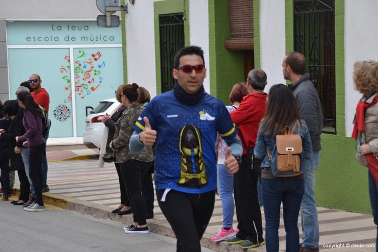 Entrada en meta de Miguel Ángel Martínez